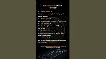Operator’s Black Book📕 Hidden Market Secrets Exposed🔥Trading Psychology #shorts #trading #psychology