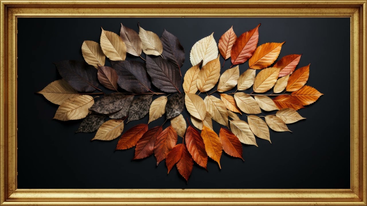 TV Frame - Autumn Leaves Composition 4K | 2hrs