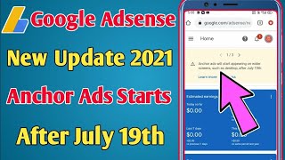 Anchor ads will start appearing on wider screen, such as desktop, after july 19th | true learning