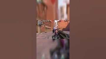 was this LUCK or SKILL? #valorant #valorantclips #shorts #funny #fps