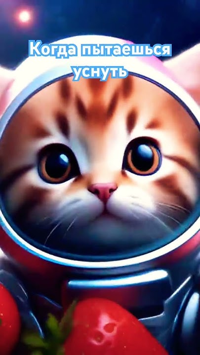 Клубничий кот. #приколыскотами #приколы #кот #суперкот #клубничка # ...
