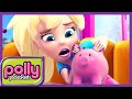 Polly Pocket | This Little Piggy Bank | Videos For Kids | Cartoons for Girls | Dolls
