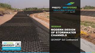 Modern Designing of Stormwater Channels Using the GEOWEB® System