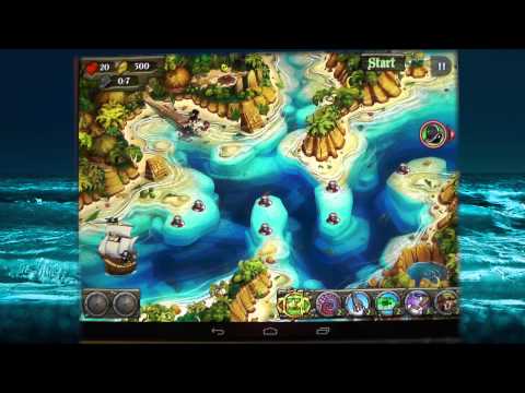 Pirate Legends Tower Defense Android gameplay