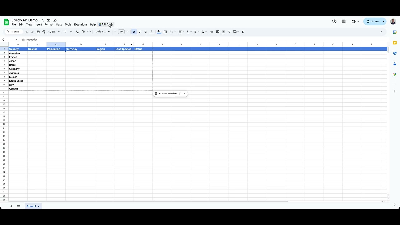 API Demo - YouTube