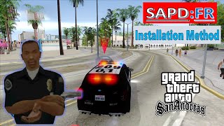 How to install SAPDFR 2.5 mod in GTA SAN ANDREAS FOR PC