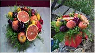Make a Perfect Gift with Fruit and Flowers