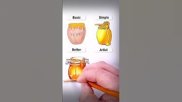 Draw Honey! #art #drawing #shorts #honey #lips #howtodraw #easydraw