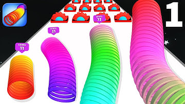 CIRCLE STACK RUN - MAX LEVEL Games Gameplay Part 1