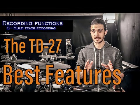 Roland TD-27 Tutorial : HOW TO Record Multitrack + THE BEST way to use Samples & More
