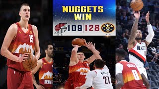 NBA季后赛：约基奇38+8+5，利拉德42+10 掘金轻取开拓者扳回一城
