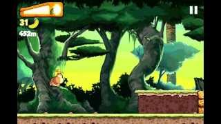 Banana Kong геймплей на игру для iOS устройств. screenshot 5