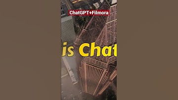 CHATGPT + FILMORA | EDIT VIDEO IN MINUTES😍🔥