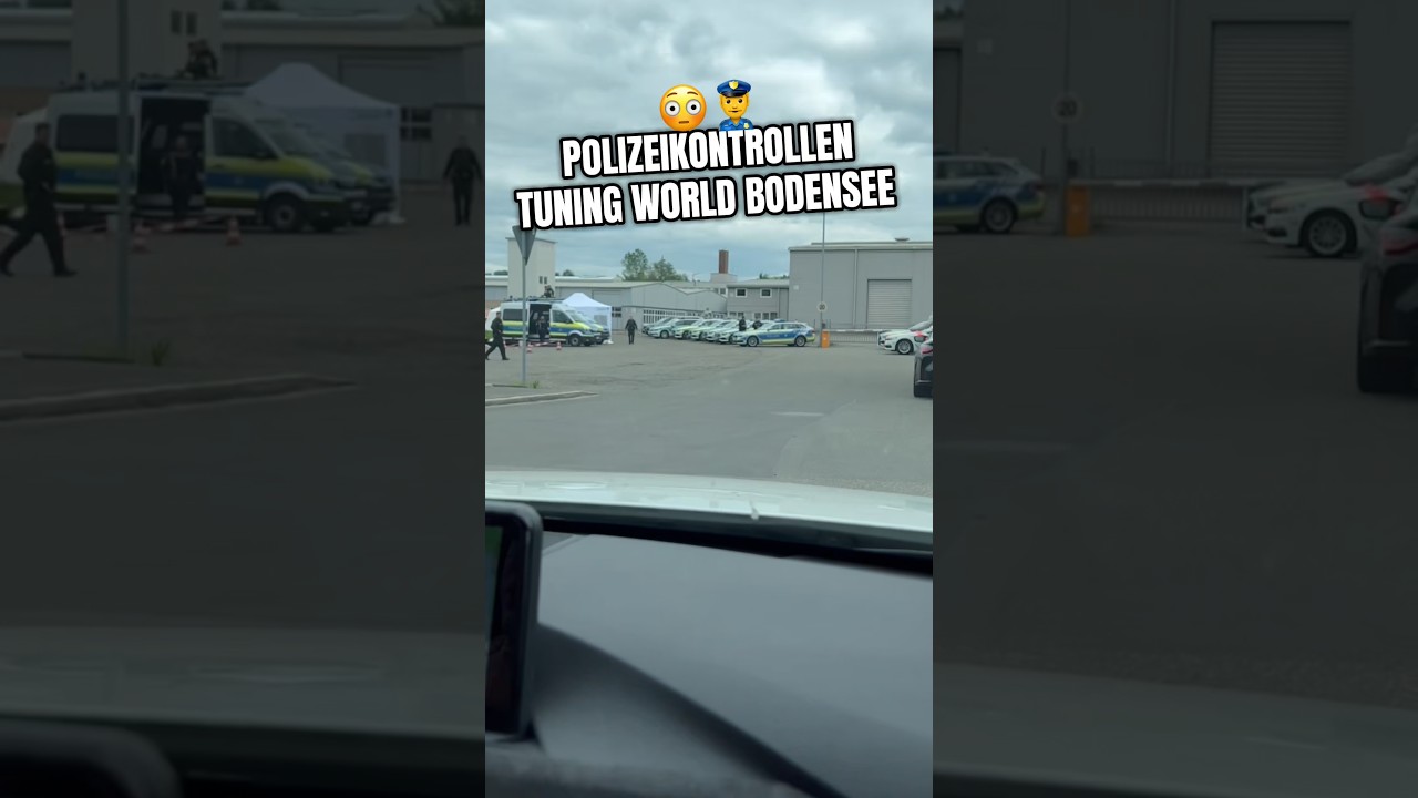 Polizeikontrollen auf der Tuning World Bodensee … 👮‍♂️🤯 Fahrt nicht mit euren Autos auf die Messe