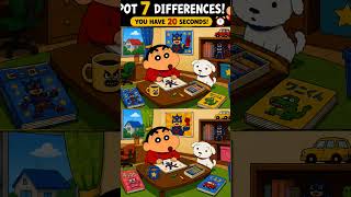 Find the difference😱😱😱..... #shorts #viral #anime #shinchan #puzzle #doraemon