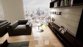 Recorrido virtual de apartamento 3D (Apartment Interior Walkthrough) Unreal Engine