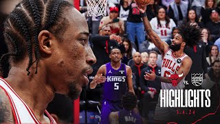 HIGHLIGHTS: Chicago Bulls comeback from down 22 points to beat the Kings 113-109
