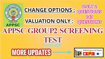 APPSC GROUP2 SCREENING TEST FINAL KEY RELEASED