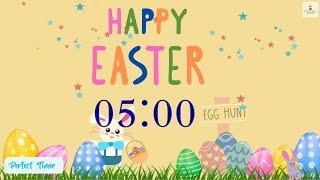 5 Minute Countdown Timer | Happy Easter| Music by Perfect Timer 323 views 1 month ago 5 minutes, 10 seconds