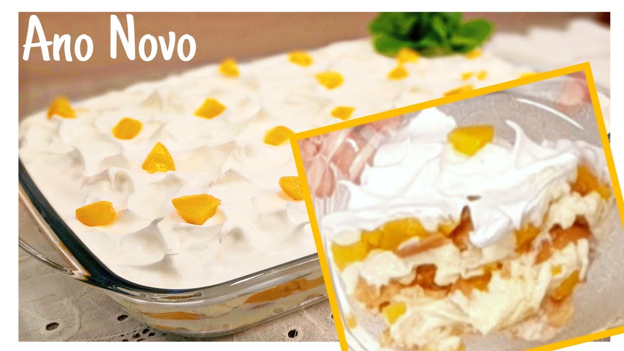 PAVÊ DE PESSEGO DA VOVÓ | SOBREMESA de Ano novo| O MAIS GOSTOSO QUE JA COMI !!!