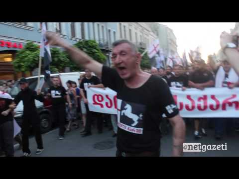 \"ქარველთა მარში\" ხელისუფლებას \"მშვიდობიანი რადიკალიზმით\" ემუქრება