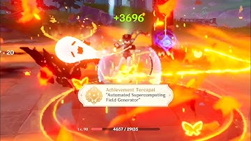 "Automated Supercomputing Field Generator" Hidden Achievement Fontaine Genshin Impact 4.1