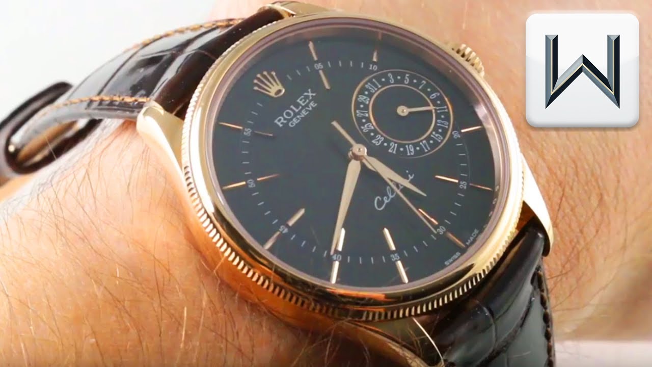 rolex cellini date rose gold