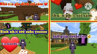 SINH TỒN |MINECRAFT PE 1.20 TRAILER| TẬP:7 |SN| FULL GIÁP NETHERITE, BẮT SÓI VÀ XÂY NHÀ CHO SÓI🐶