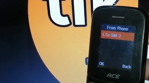 how to copy contact number from phone to sim card in itel ace 2n mobile