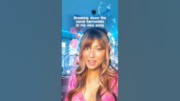 A little glimpse into my music making process 🐬🪩💗 #harmony #vocals #singing #musicproduction