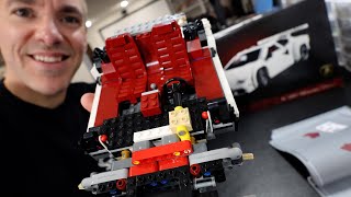 WE HAVE SEATS & STEERING | LEGO Lamborghini Countach Build & Chat (PART 2)