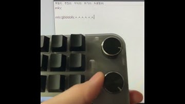 미니 매크로 키보드 블루투스모드로 입력