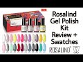 Rosalind Gel Polish Review + Swatches | Best Gel Polish Kit for beginners 😱