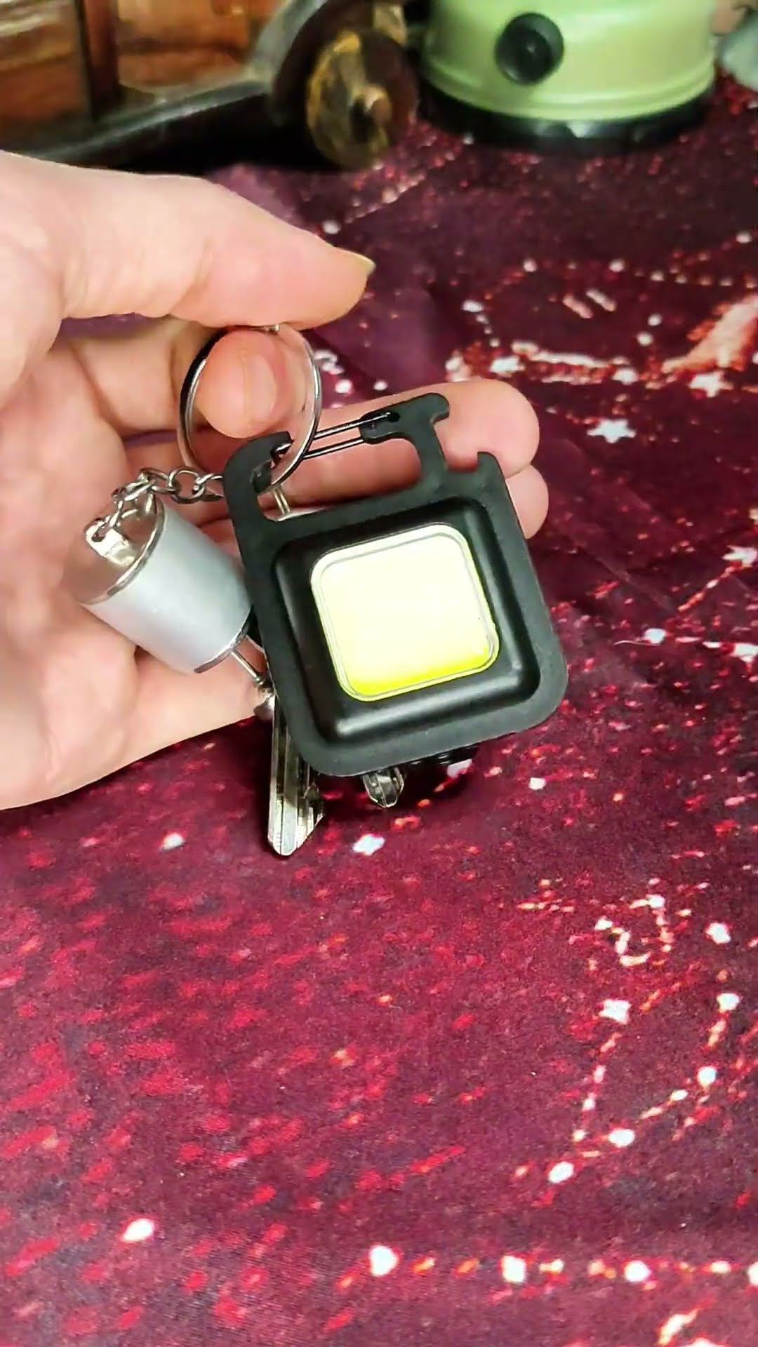 Product Link in Bio ( # 1931 ) ▶️? Mini Magnetic Pocket Keychain Flashlight