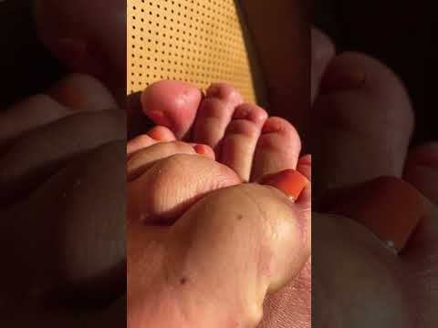 Toes close up. Resting in a car feet. #feetshorts #toes #toe #feet