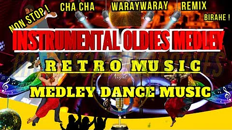 Medley Cha Cha  - Instrumental Oldies 50's, 60's, 70's - NonStop #chacha #dance green screen grooves