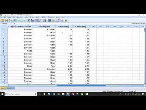 How to combine variables in SPSS Statistics