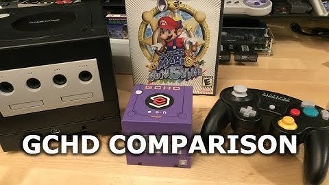 EON GCHD GameCube HDMI vs Component Gameplay Comparison