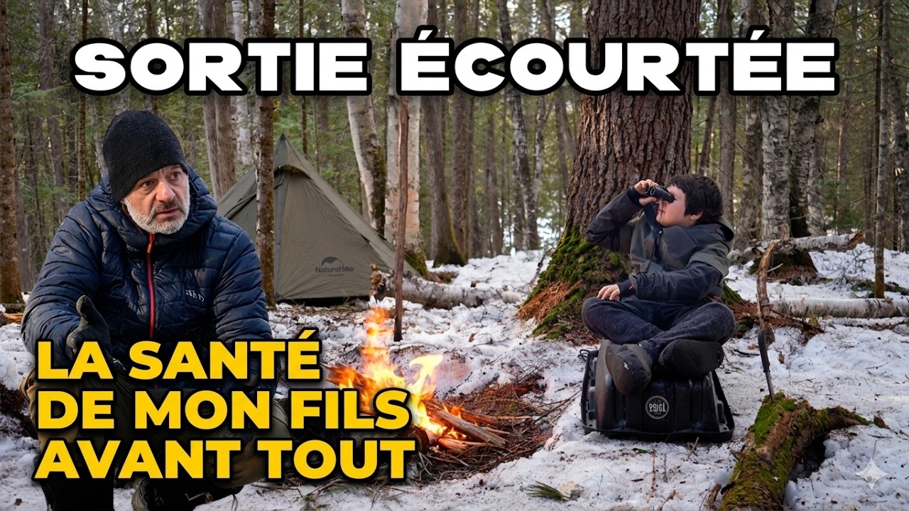 Quand la nature nous rappelle nos priorités. // La santé avant l'aventure ⛺️❤️