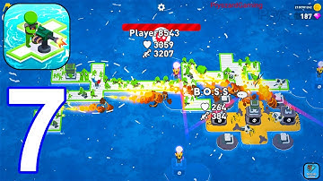 War of Rafts: Crazy Sea Battle - Gameplay Walkthrough Part 7 Raft Commander Boss Fight (Android,iOS)