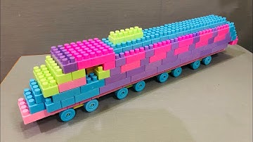 Satisfying DIY Big Bus #4 / Long Bus / ASMR / Building Blocks / #satisfying #diy #asmr