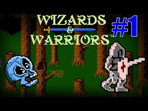 wizards and warriors walkthrough on nes level 1 - YouTube