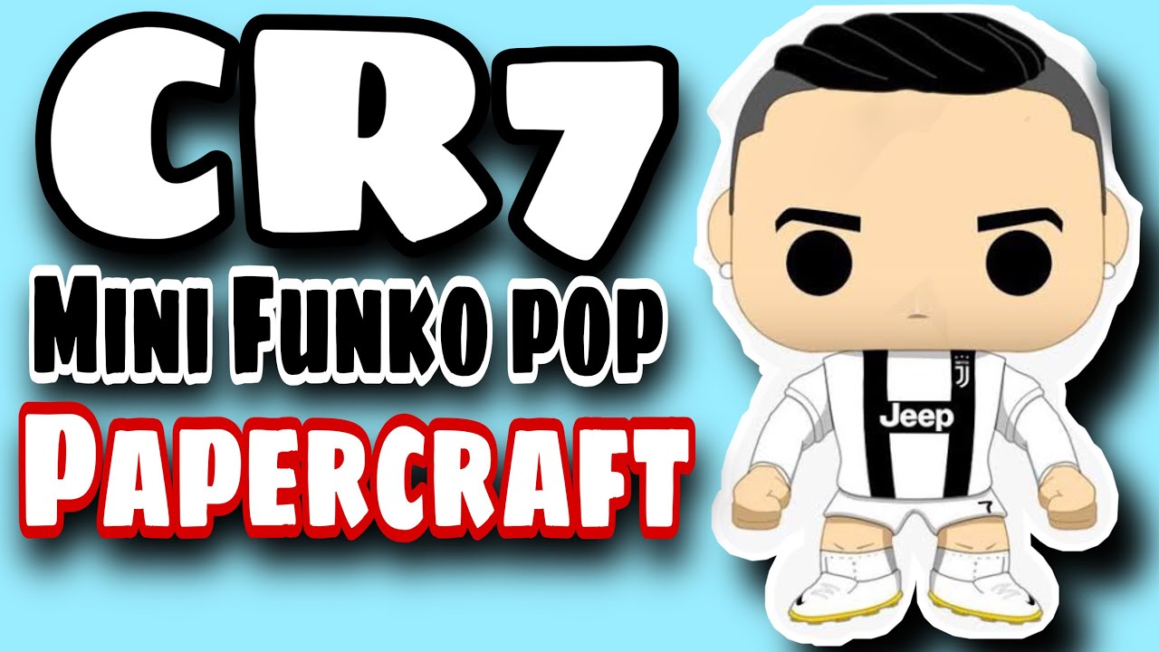 Como hacer a Cristiano Ronaldo estilo mini Funko pop papercraft