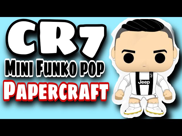 Como hacer a Cristiano Ronaldo estilo mini Funko pop papercraft 