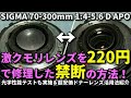 ジャンクレンズ 激クモリを220円で修理した禁断の方法!SIGMA 70-300APO後ろ玉曇り激安品に生贄を捧げて絶好調レンズに大復活/D500で解像度テストも実施、ドナーレンズテストもあるよ