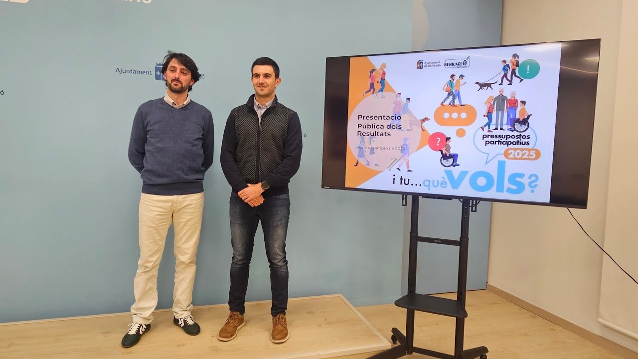 Maestrat Tv - Benicarló - Presentació dels resultats de les votacions pressupostos participatius
