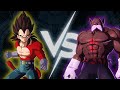 SS4 Vegeta vs God of Destruction Toppo - Dragon Ball Sparking! Zero