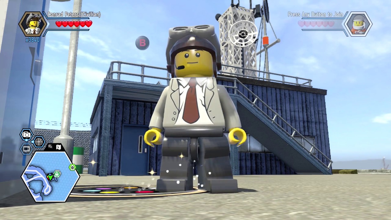 LEGO City Remastered Conrad Peters Location Free Roam Gameplay - YouTube