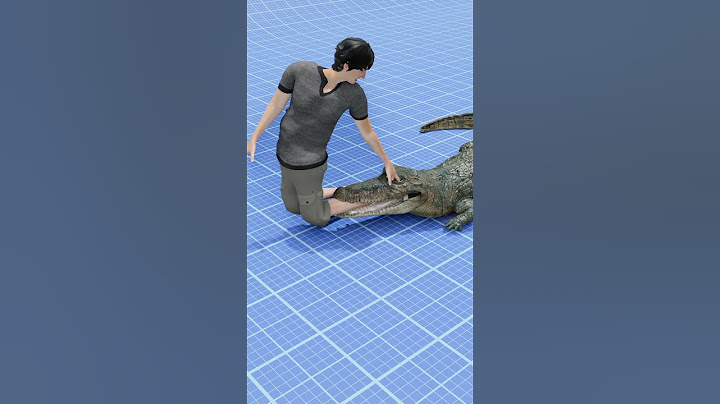 How To Escape An Alligator Death Roll 😨 ( 3D Animation in Hindi ) #shorts