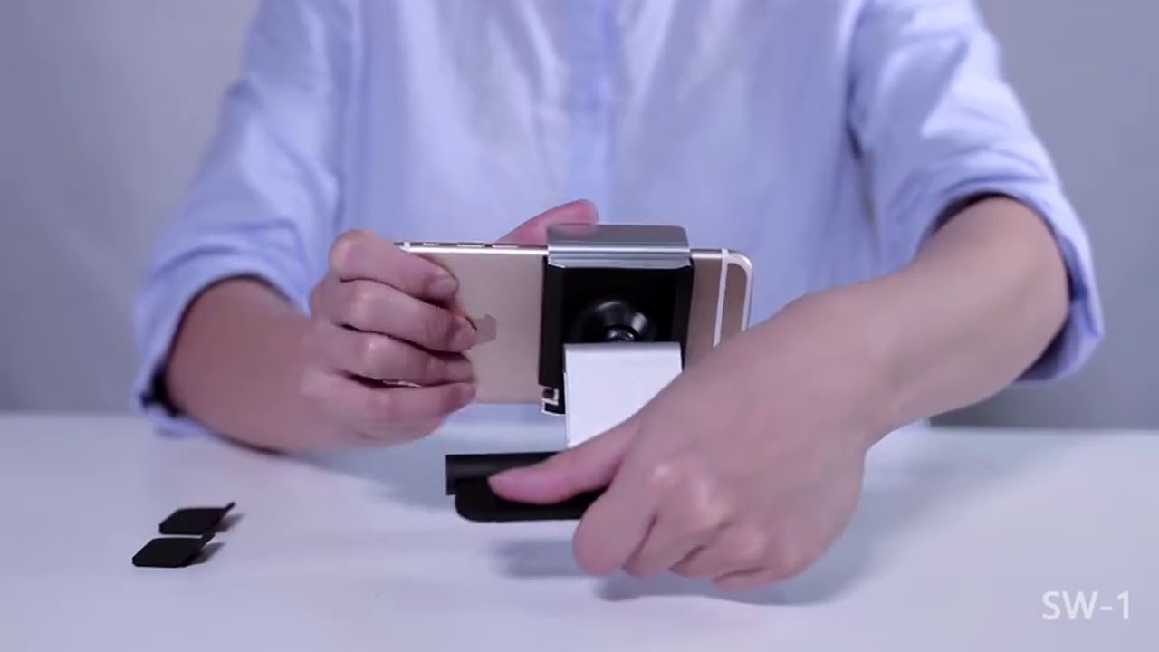Suporte Smartphone Slot CD Alighstone 360º SW1 Prata - YouTube